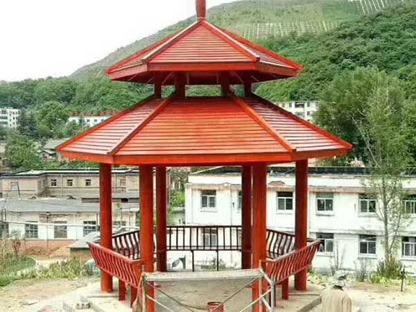 木質(zhì)現(xiàn)代涼亭