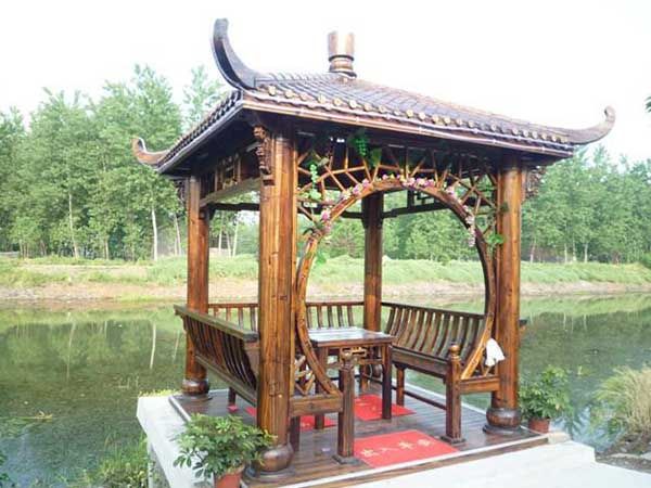 木質(zhì)現(xiàn)代涼亭
